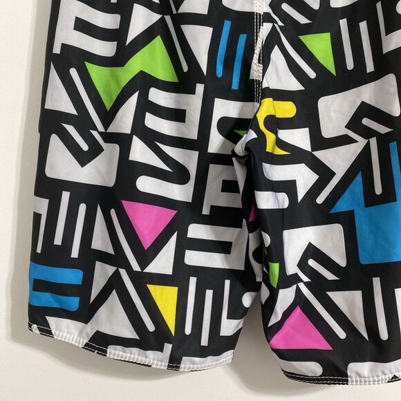 Quicksilver Board Shorts Men's Waist 36 Swim Trunks Cargo Pocket Unlined 90s Y2K - Picture 7 of 11